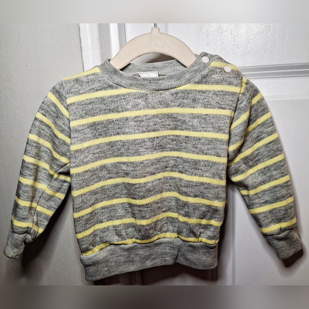 Vintage 80s Sears Striped Sweatshirt (3T)